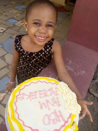 Anu Adeleke, the alleged first daughter Davido denied, clocks 4 years today. (photos)