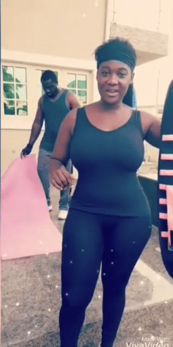 Mercy Johnson & Her Husband Serve Some Serious Couple Fitness Goals. (Photos)
