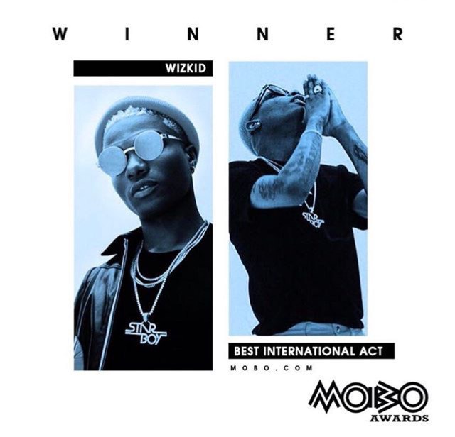 Wizkid beats Jay Z, Cardi B, Drake others to win Best International Act at MOBO Awards 2017
