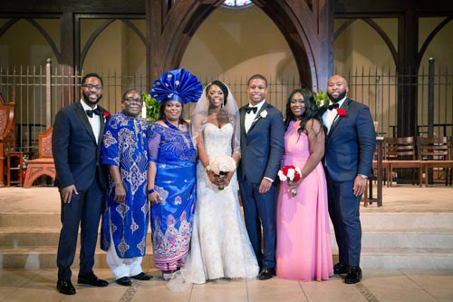 Photos from the wedding of Wole Soyinka's son Oretunlewa in the US