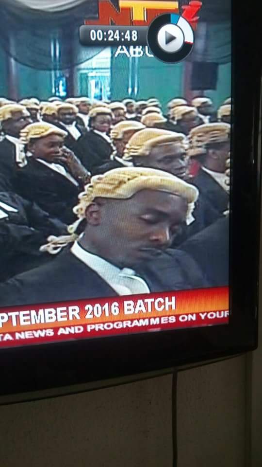 Nigerian Lawyer Mocks Himself For Disgracing His Friends And Family By Sleeping On National TV