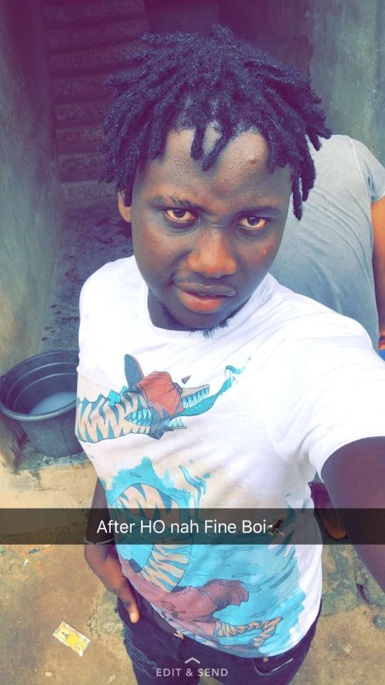 Popular Yahoo Boy, Tomiwa caught stealing in Egbeda this morning (Video)