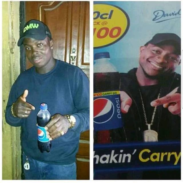 Meet This Die-Hard Fan Of Davido Who Recreated Most Of His Photos.