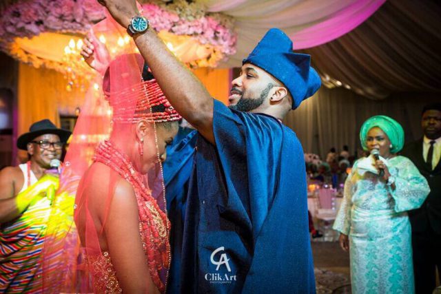 Moment Banky W and Adesua shared their first kiss, dance (video)