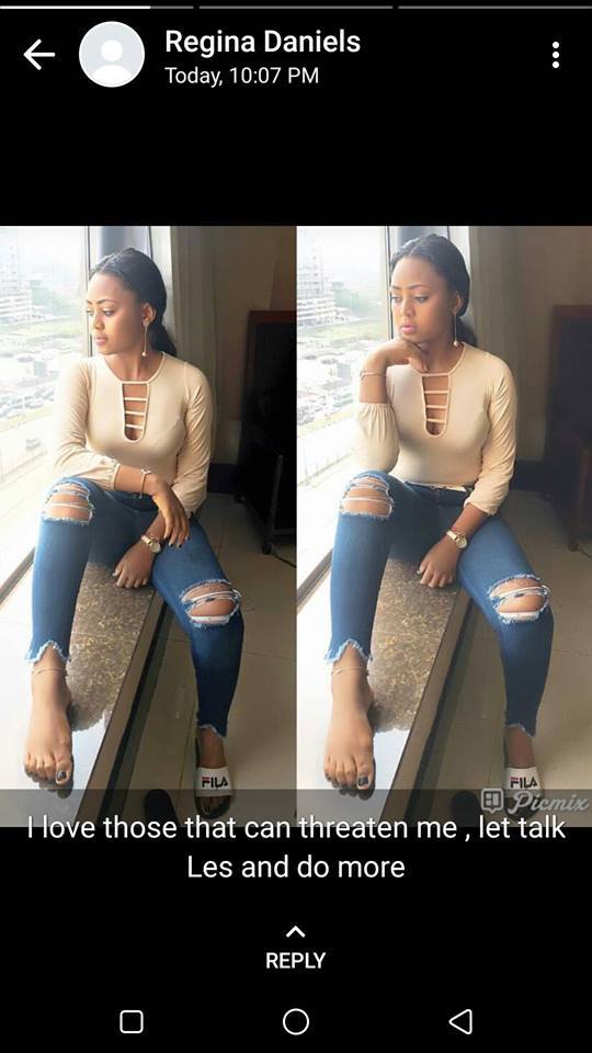 Regina Daniels allegedly leaks best friend's nud£s for refusing to sleep with a movie producer
