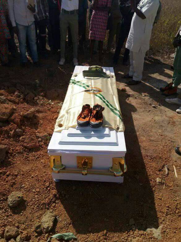 Heartbreaking Photos from the burial of NYSC female corp member who died few days to her POP