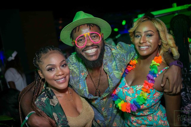 Tiwa Savage, Toke Makinwa, Ycee, Mr Eazi Party With DJ Cuppy At 'Cactus on the Roof'