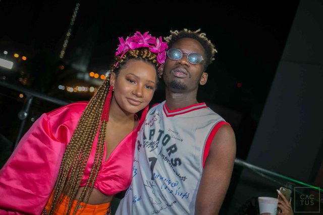 Tiwa Savage, Toke Makinwa, Ycee, Mr Eazi Party With DJ Cuppy At 'Cactus on the Roof'