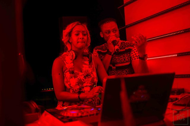 Tiwa Savage, Toke Makinwa, Ycee, Mr Eazi Party With DJ Cuppy At 'Cactus on the Roof'