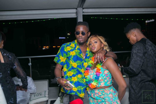 Tiwa Savage, Toke Makinwa, Ycee, Mr Eazi Party With DJ Cuppy At 'Cactus on the Roof'