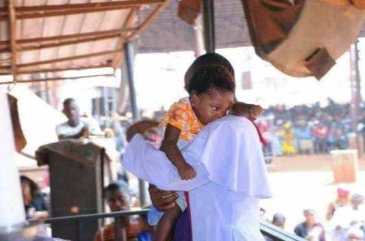 Father Mbaka allegedly resurrects a dead baby during a crusade