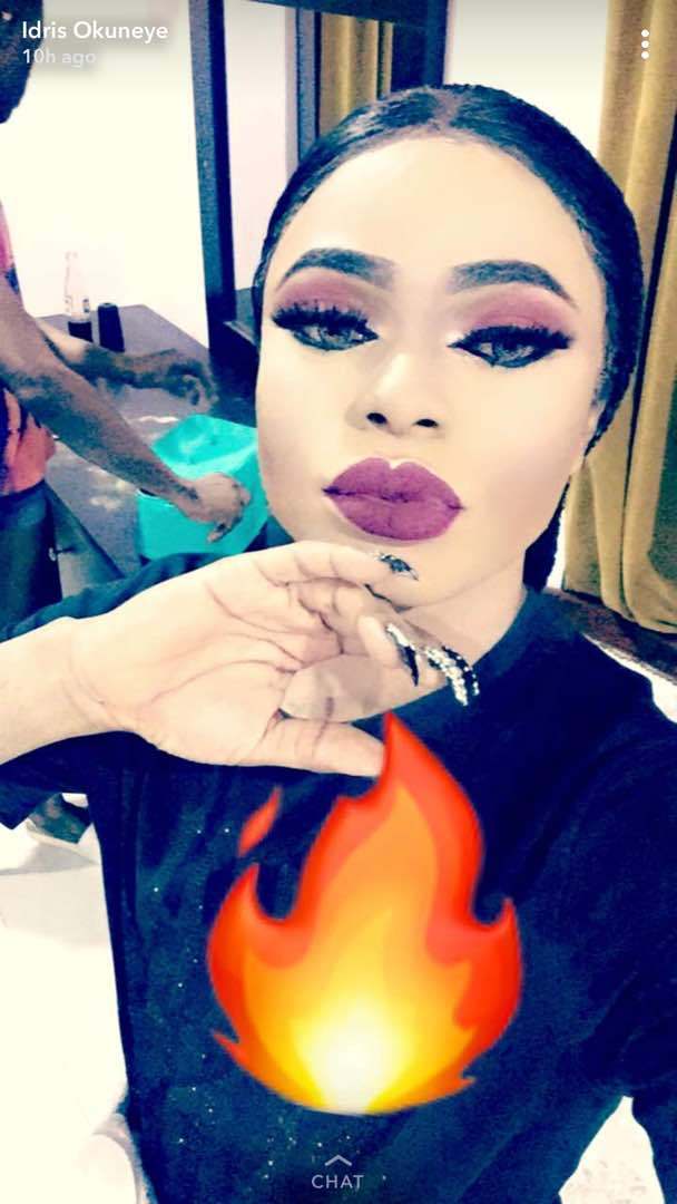 Nigerian transgender, Bobrisky rocks bikini for a pool party