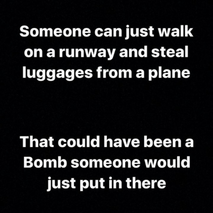 Tiwa Savage Upset After Her Luggage Got Stolen From Plane While Still On The Runway