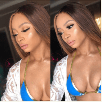 'See wetin baba Fadeyi dey enjoy' - Online Trolls Reacts To Toke Makinwa's Cleavage-Baring Photos