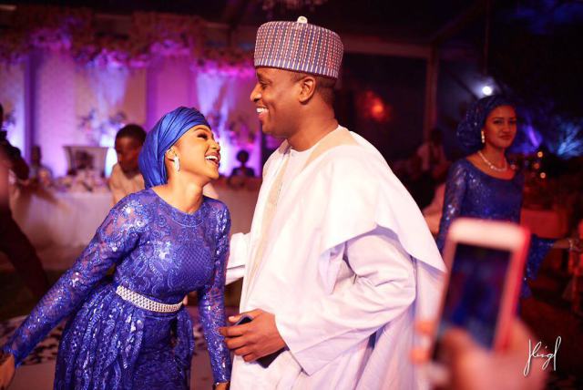 PMB's Daughter, Zahra And Her Husband, Ahmed Indimi, Celebrate Their 1st Wedding Anniversary.