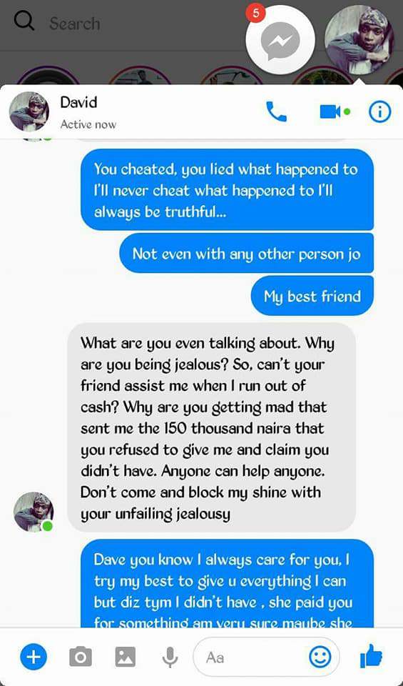 Lady calls out boyfriend she gives money, for cheating on her with her bestfriend