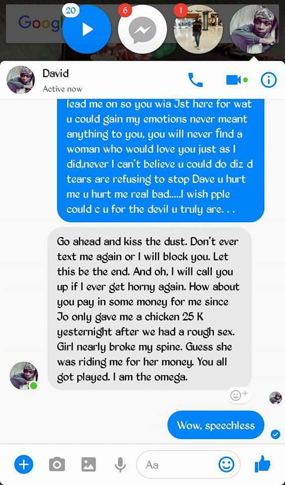 Lady calls out boyfriend she gives money, for cheating on her with her bestfriend