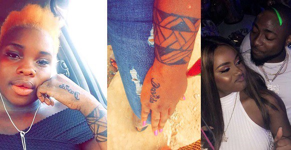 "Davido no remember me!" - Ghanaian slay queen who tattooed Davido on her hand cries out