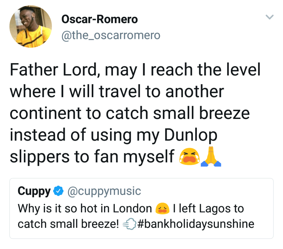 Nigerians react after DJ Cuppy said 'I traveled to London to get small breeze'