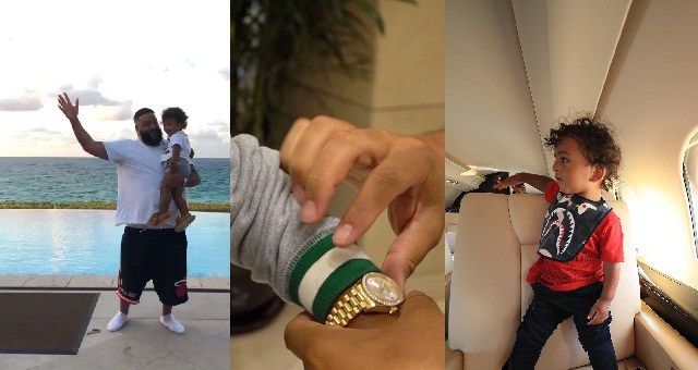 DJ Khaled buys for his son a $34k Rolex watch (video)