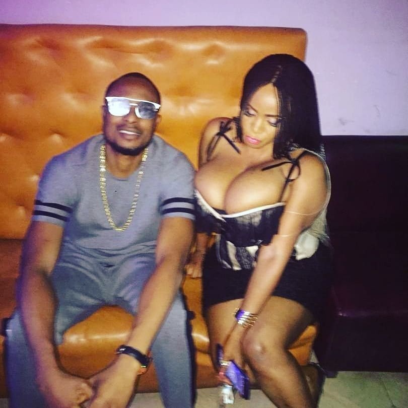 Cossy flaunts her b00bs in Singer Faze's face, says she should have stayed home with her toys