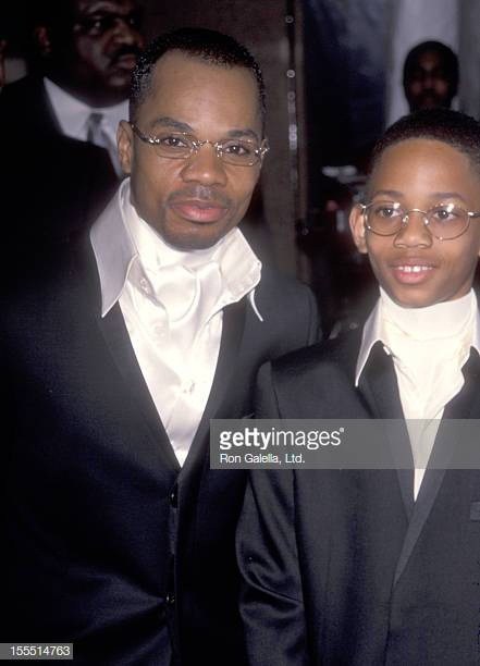 Singer Kirk Franklin and son Kerrion Franklin attend the 1999 Essence Awards on April 30 1999
GettyImages