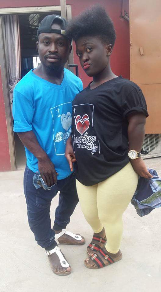 'Bae came to visit me at work' - Ghanaian Lady shares loved up photos with her bae