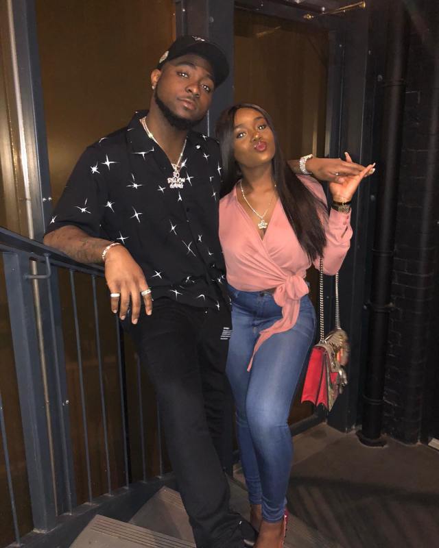 Davido and Chioma step out together for a night out.