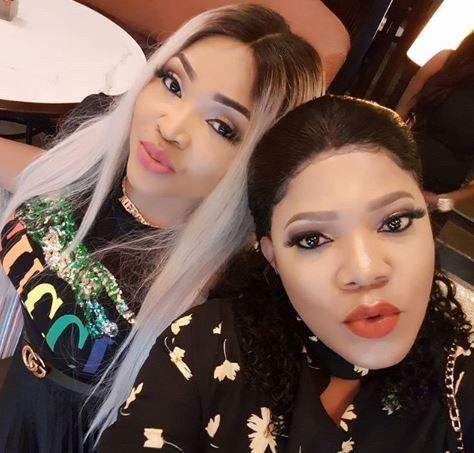 Tonto Dikeh, Mercy Aigbe, Toyin Abraham, others turn up for Bobrisky's birthday dinner (Photos)