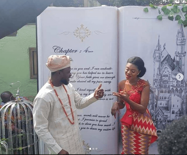 Ghanaian singer, Becca weds her Nigerian fiancé, Tobi