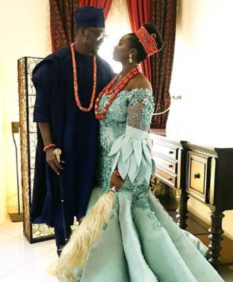 Photos from wedding of former Enugu state governor, Sullivan Chime's daughter
