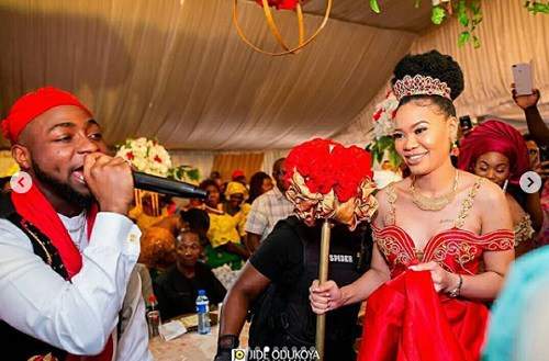 Beautiful photos from the lavish traditional wedding in Owerri where Davido was the groomsman