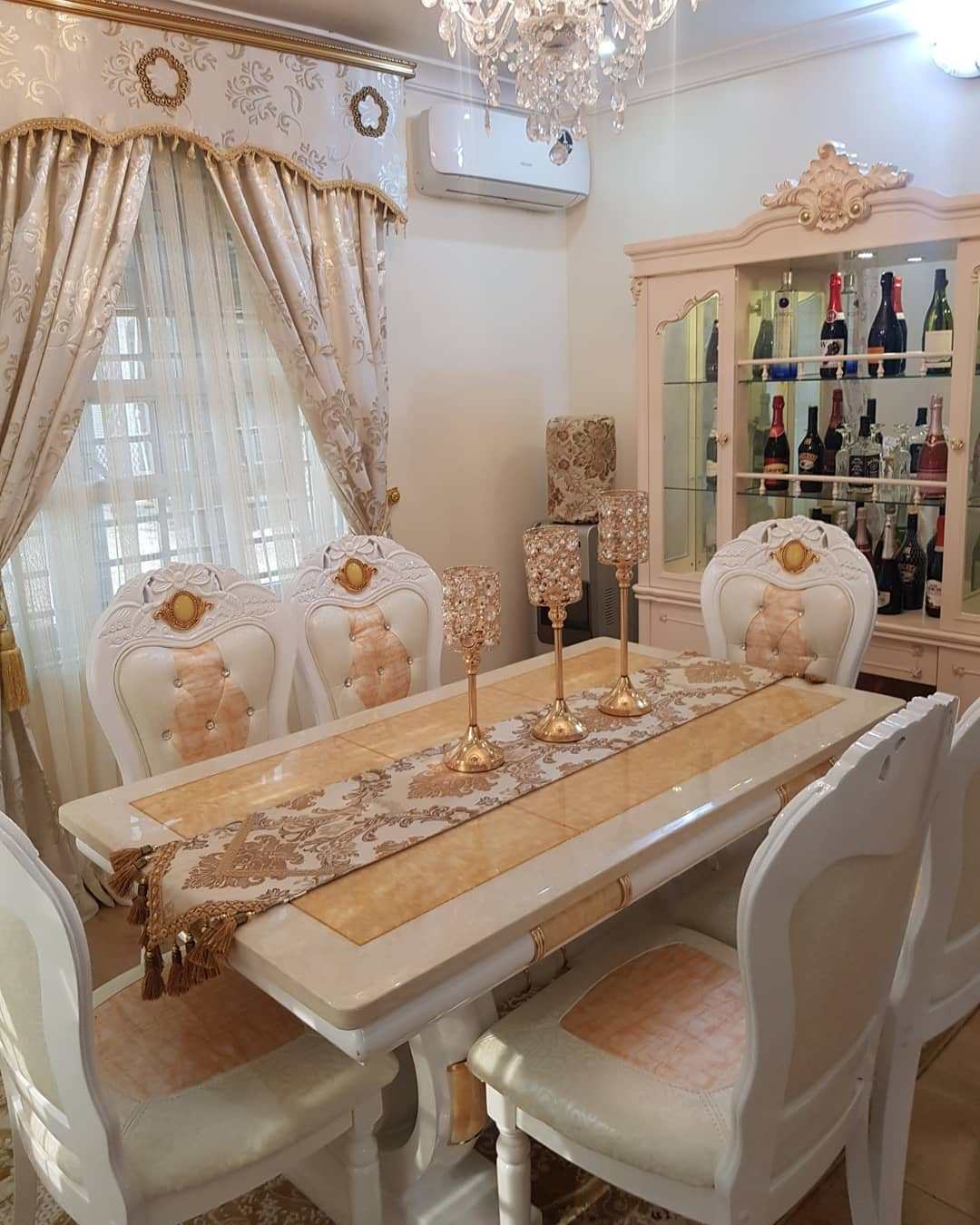 Mercy Aigbe shows off her impressive dining room in her new mansion (Photos)