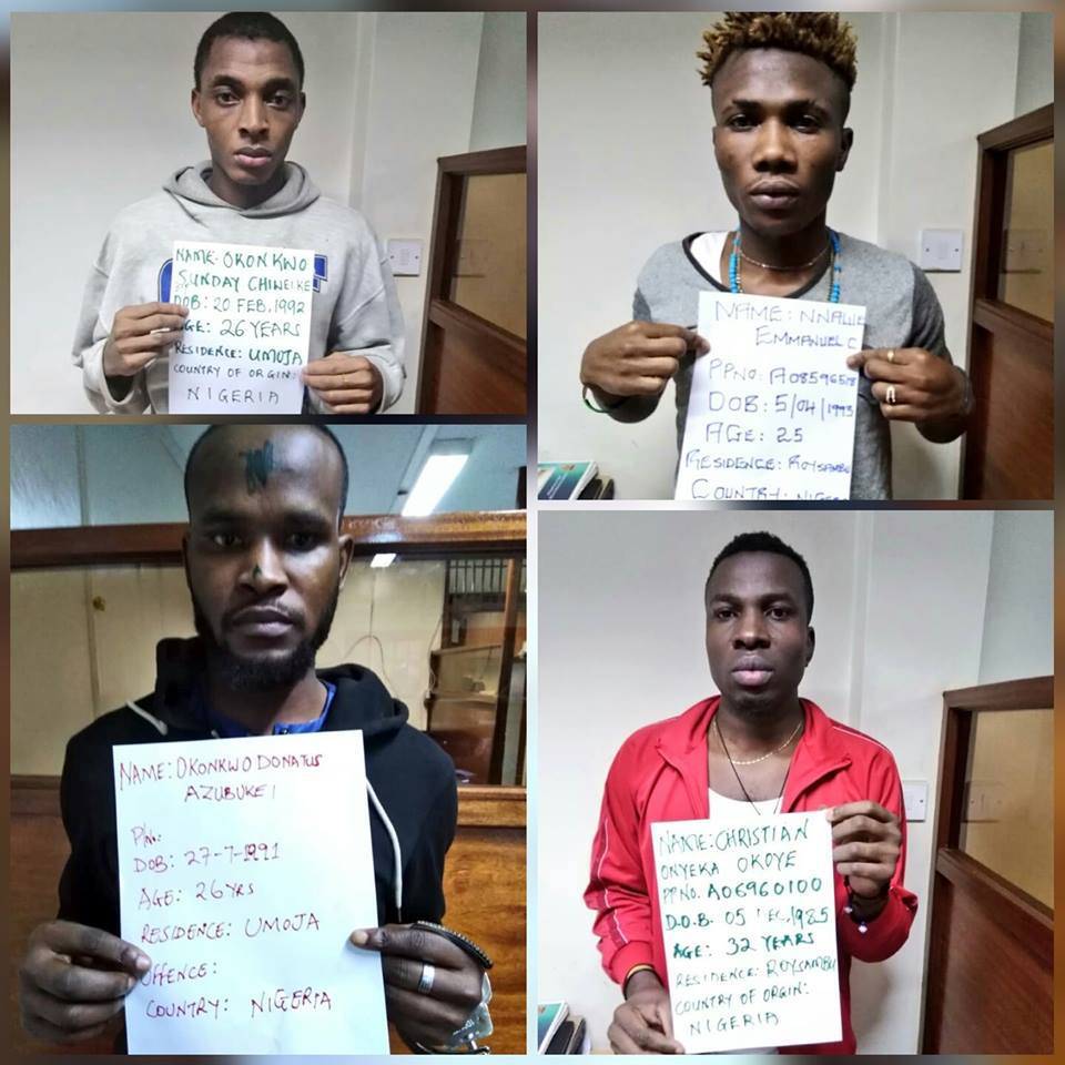 19 Nigerians arrested for fraud in Kenya