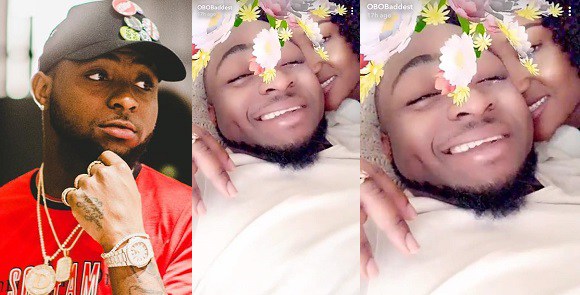 Davido Shares Loved Up Photo With Girlfriend, Chioma