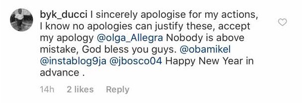 Mikel Obi's girlfriend replies Nigerian guy who says Mikel should dump her so as not to end like Eboue