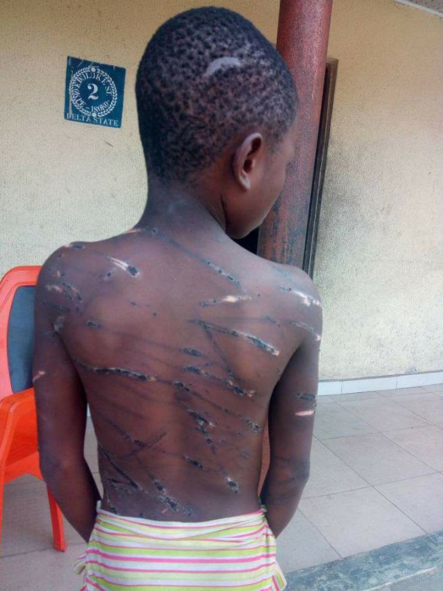 Father brutally beats his daughter because she refused to have s3x with him In Delta state