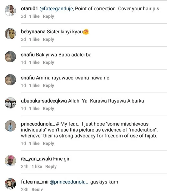 'You are better with your hair covered' - Nigerian Man Cautions Kano Governor's Daughter, Fatima Ganduje 'You are better with your hair covered' - Nigerian Man Cautions Kano Governor's Daughter, Fatima Ganduje