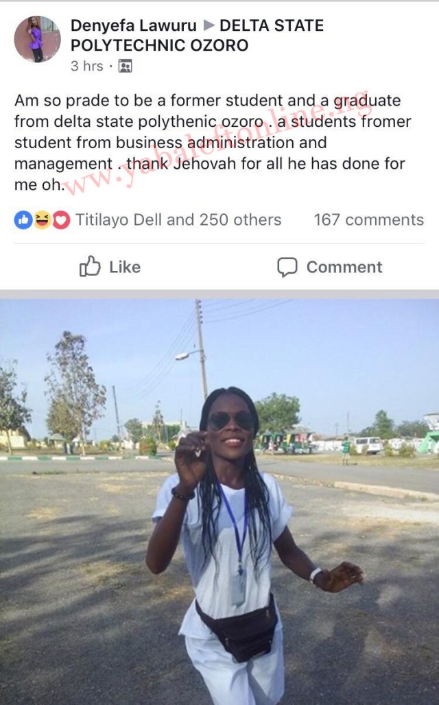 Delta state poly graduate says she's proud of her school