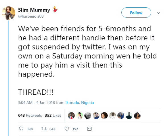 Lady calls out popular Twitter guy for mistreating her after she turned down his s£x advances