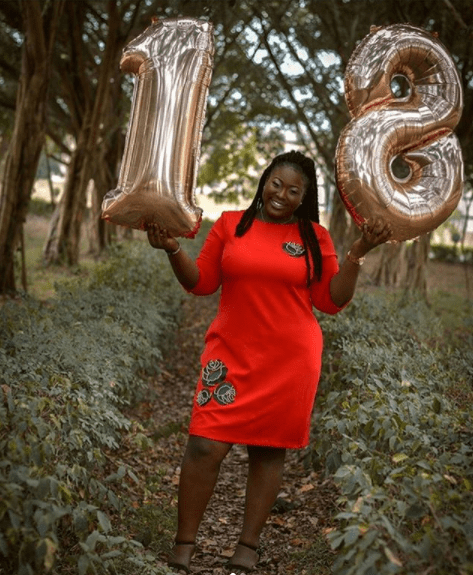 Lady celebrates her 18th birthday.. But folks are saying she's not 18!