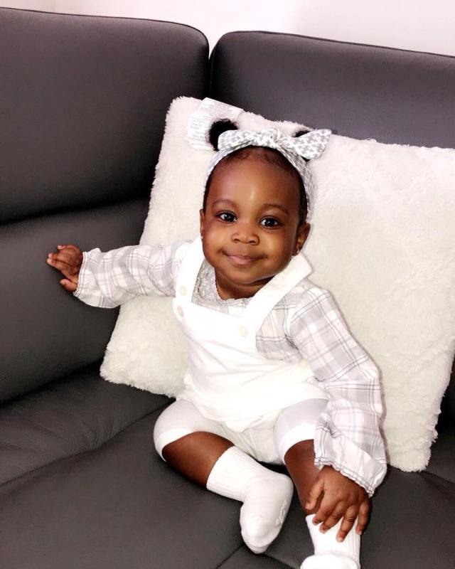 Davido shares adorable photos of his daughters