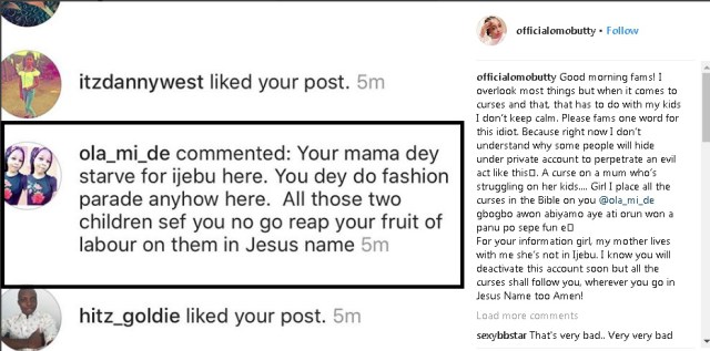 Actress Biodun Okeowo replies follower who said she won't reap the fruit of her labor, on her kids.