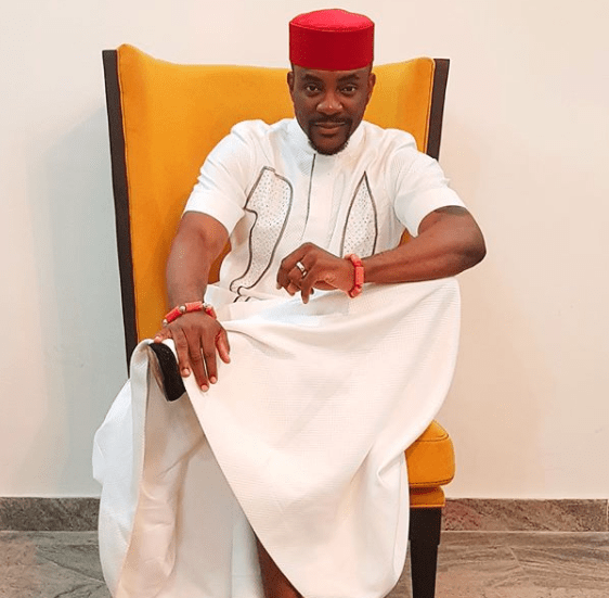 Checkout Ebuka's Traditional Benin Attire As He Hosted Premiere Of Black Panther In Lagos. (Photos)