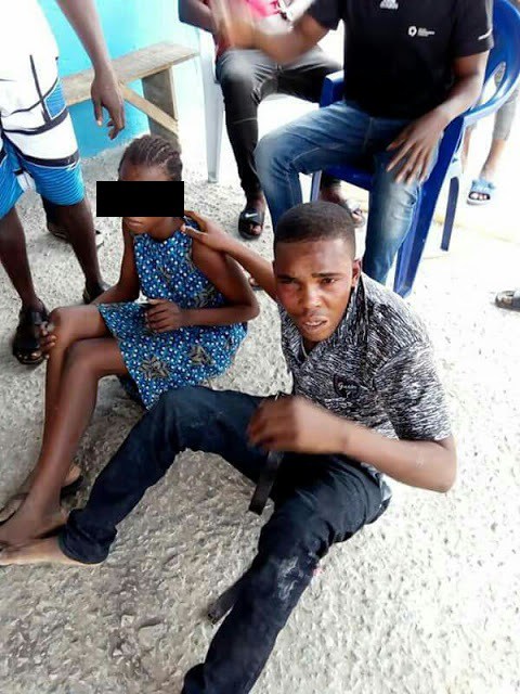 Police officer caught having s3x with his stepdaughter in Warri (Photos)