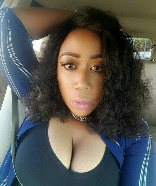 'Mortuary selfie' - Actress, Moyo Lawal says as she shares picture of herself in a casket