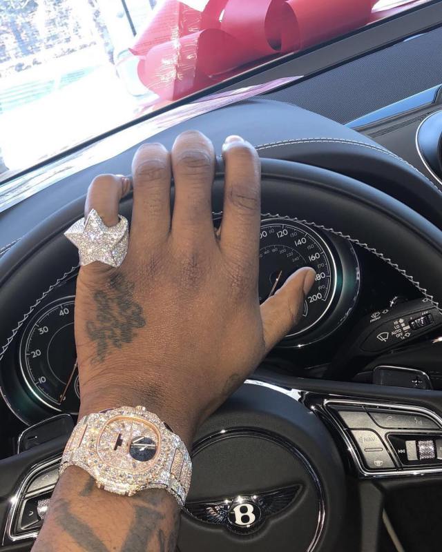 Davido shows off newly acquired 2017 Bentley worth N94 million and a luxury icebox watch