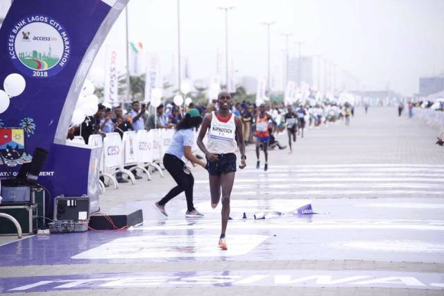 BREAKING: Kenyan Athlete, Kiprotich Wins Lagos City Marathon.