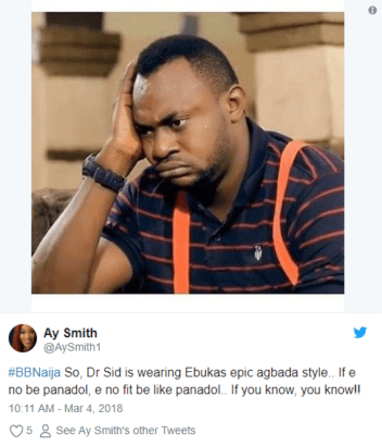 #BBNaija: Nigerians React As Dr. Sid Performs In Replica Of Ebuka's Agbada