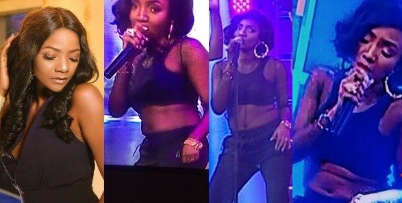 Nigerians are talking about Simi's stomach during her #BBNaija Live performance